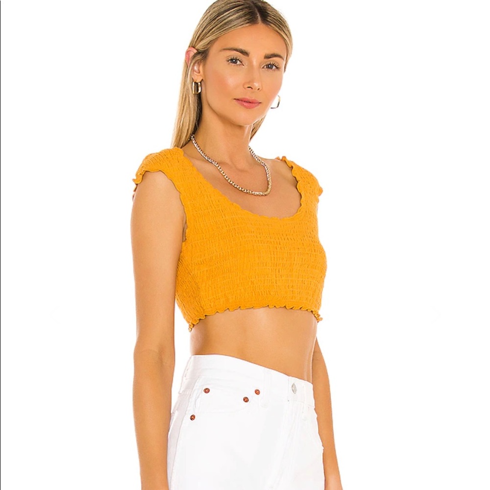 Lovers + Friends Allie Top in Burnt Orange Small - Picture 1 of 6